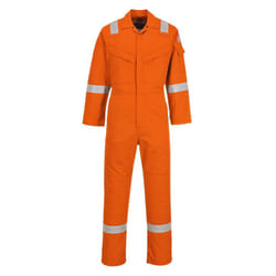 Portwest Unisex Adult Flame Resistant Anti-Static Overalls - S, Orange