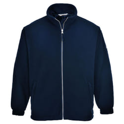 Portwest Mens Windproof Fleece Jacket - L, Navy