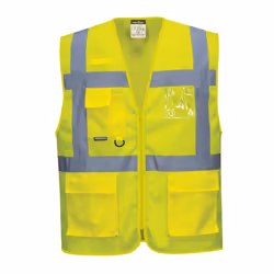 Portwest Mens Athens Mesh Hi-Vis Vest - 3XL, Yellow