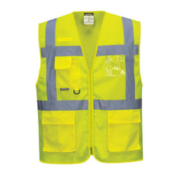 Portwest Mens Athens Mesh Hi-Vis Vest - XS, Yellow