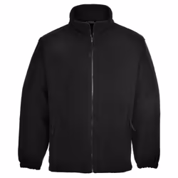 Portwest Mens Aran Fleece Jacket - L, Black