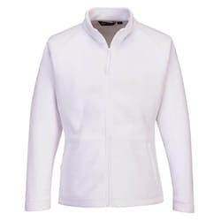 Portwest Womens/Ladies Aran Fleece Jacket - S, White