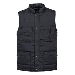Portwest Mens Shetland Body Warmer - XL, Black