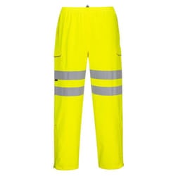 Portwest Mens Hi-Vis Rain Trousers - XXL R, Yellow