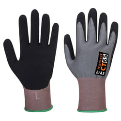 Portwest Unisex Adult Nitrile Gloves - XS, Grey/Black