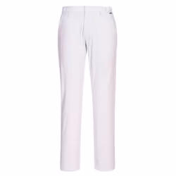 Portwest Mens Chino Stretch Slim Trousers - 28R, White