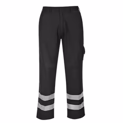 Portwest Mens Iona Combat Safety Trousers - XXL, Black