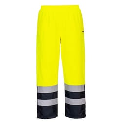 Portwest Mens Hi-Vis Winter Trousers - L R, Yellow/Navy