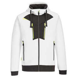 Portwest Mens DX4 Full Zip Hoodie - L, White