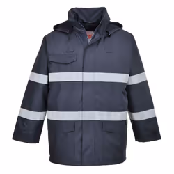 Portwest Mens Bizflame Rain Jacket - XXL, Navy