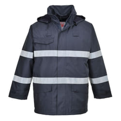 Portwest Mens Bizflame Rain Jacket - XXL, Navy
