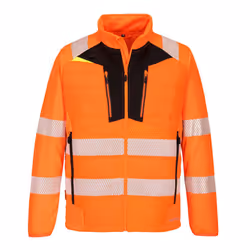 Portwest Mens DX4 Baffled Hi-Vis Safety Hybrid Jacket - 4XL, Orange/Black