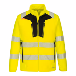 Portwest Mens DX4 Baffled Hi-Vis Hybrid Jacket - XXL, Yellow/Black