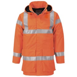 Portwest Mens Multi Lite Bizflame Rain Hi-Vis Safety Jacket - XL, Orange