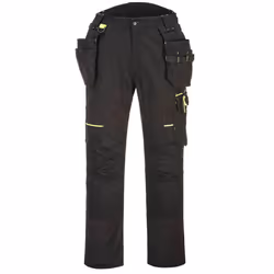 Portwest Mens Wx3 Eco Stretch Holster Pocket Trousers - 48R, Black