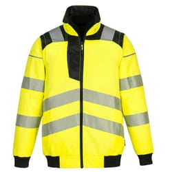 Portwest Mens PW3 Hi-Vis 3 In 1 Jacket - L, Yellow/Black