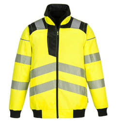 Portwest Mens PW3 Hi-Vis 3 In 1 Jacket - XXL, Yellow/Black