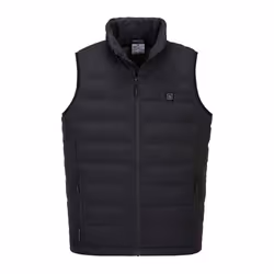Portwest Mens Ultrasonic Tunnel Heated Gilet - XXL, Black