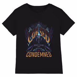 Hercules Unisex Adult Cursed Hades Cotton T-Shirt - XXL, Black