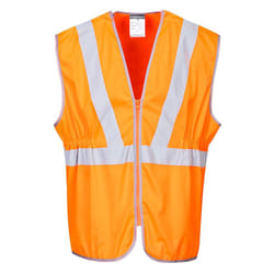 Portwest Mens Long Length Safety Hi-Vis Vest - XXL, Orange