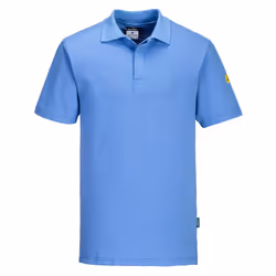Portwest Mens Anti-Static Polo Shirt - XL, Hamilton Blue