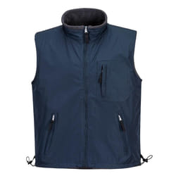 Portwest Mens Reversible Body Warmer - XS, Navy