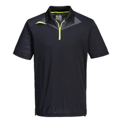 Portwest Mens DX4 Polo Shirt - XXL, Black