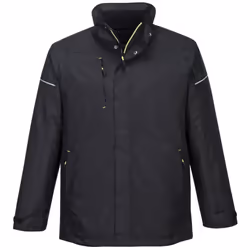 Portwest Mens PW3 Winter Jacket - 3XL, Black