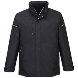 Portwest Mens PW3 Winter Jacket - 3XL, Black