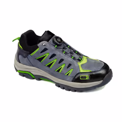 Portwest Mens Steelite Suede Wire Lace Safety Trainers - 10.5 UK, Grey/Green