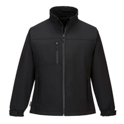 Portwest Womens/Ladies Charlotte Soft Shell Jacket - L, Black