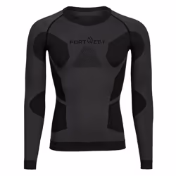 Portwest Mens Dynamic Air Base Layer Top - L, Charcoal