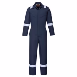 Portwest Womens/Ladies Bizflame Plus Overalls - XXL R, Navy