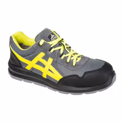 Portwest Unisex Adult Steelite Mersey Leather Safety Trainers - 10.5 UK, Grey
