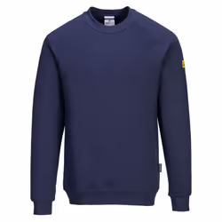 Portwest Mens Anti-Static Sweatshirt - 3XL, Navy