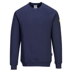 Portwest Mens Anti-Static Sweatshirt - 3XL, Navy