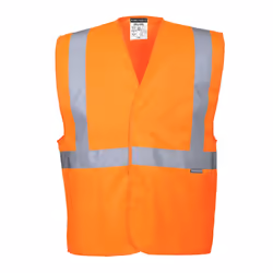 Portwest Mens Band & Brace Safety Hi-Vis Vest - XXL-3XL, Orange