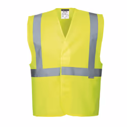 Portwest Mens Band & Brace Hi-Vis Vest - 4XL-5XL, Yellow
