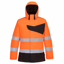Portwest Mens PW2 High-Vis Safety Jacket - XL, Orange/Black