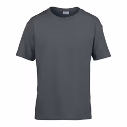 Gildan Mens Softstyle T-Shirt - L, Charcoal