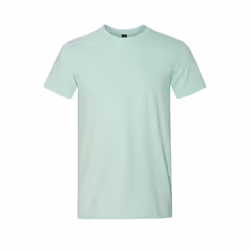 Gildan Mens Softstyle T-Shirt - XL, Teal Ice