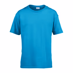 Gildan Mens Softstyle T-Shirt - 3XL, Caribbean Blue