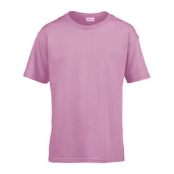 Gildan Mens Softstyle T-Shirt - L, Charity Pink