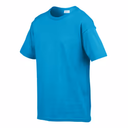 Gildan Mens Softstyle T-Shirt - L, Caribbean Blue