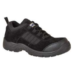 Portwest Mens Trouper Cow Suede Compositelite Safety Shoes - 4 UK, Black