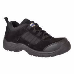 Portwest Mens Trouper Cow Suede Compositelite Safety Shoes - 12 UK, Black