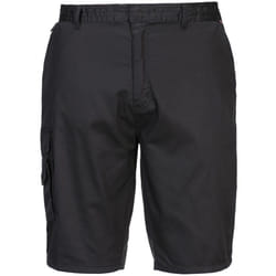Portwest Mens Combat Shorts - S, Black
