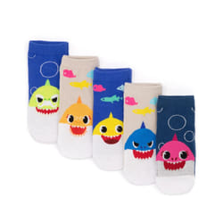 Baby Shark Childrens/Kids Socks (Pack of 5) - 6 UK Child-8.5 UK Child, Multicoloured