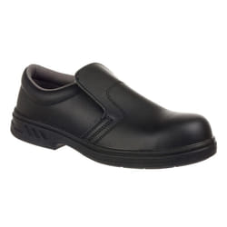 Portwest Mens Steelite Slip-on Safety Shoes - 12 UK, Black