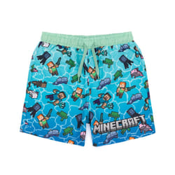 Minecraft Boys Swim Shorts - 11-12 Years, Blue